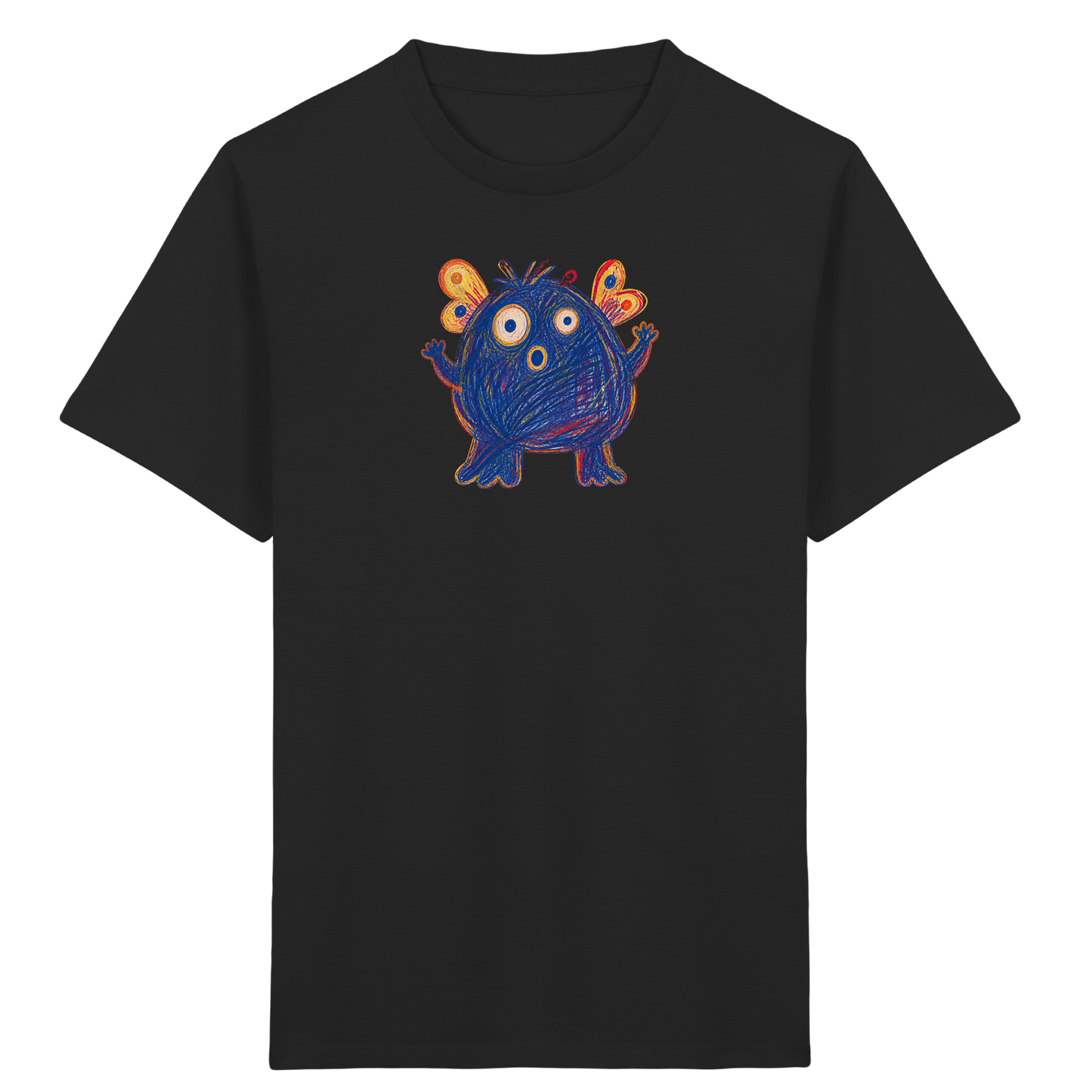 Flatterflauschi mit kleinen Flügeln - Kinder Bio T-Shirt
