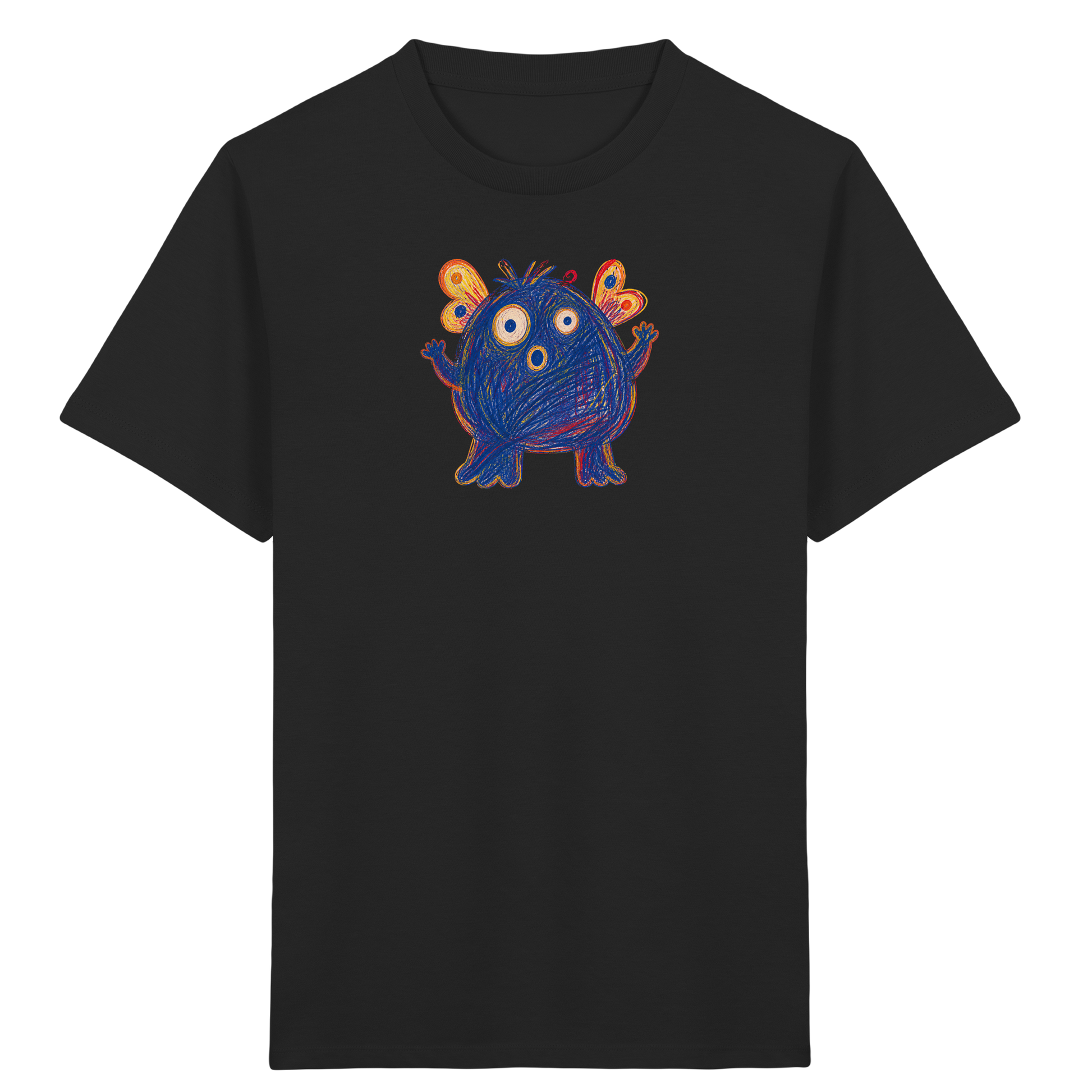 Flatterflauschi mit kleinen Flügeln - Kinder Bio T-Shirt