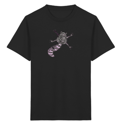 Waschbär von oben - Kinder Bio T-Shirt Vorderseite