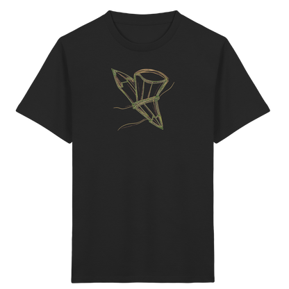 Waldgrüne Bleistift-Schultüte - Kinder Bio T-Shirt