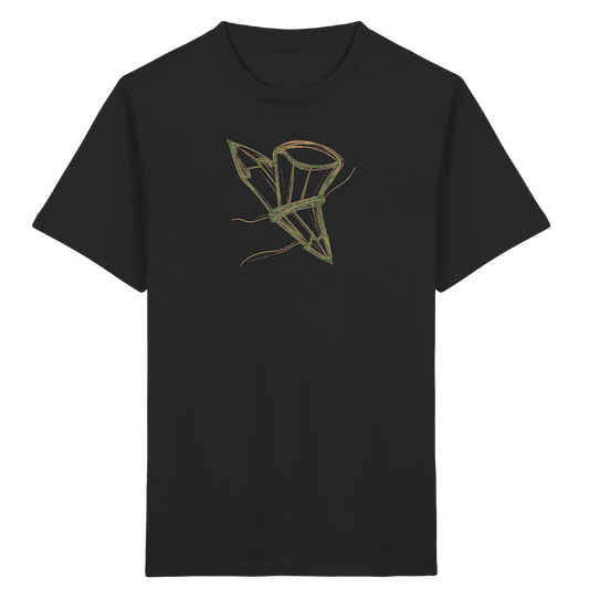Waldgrüne Bleistift-Schultüte - Kinder Bio T-Shirt