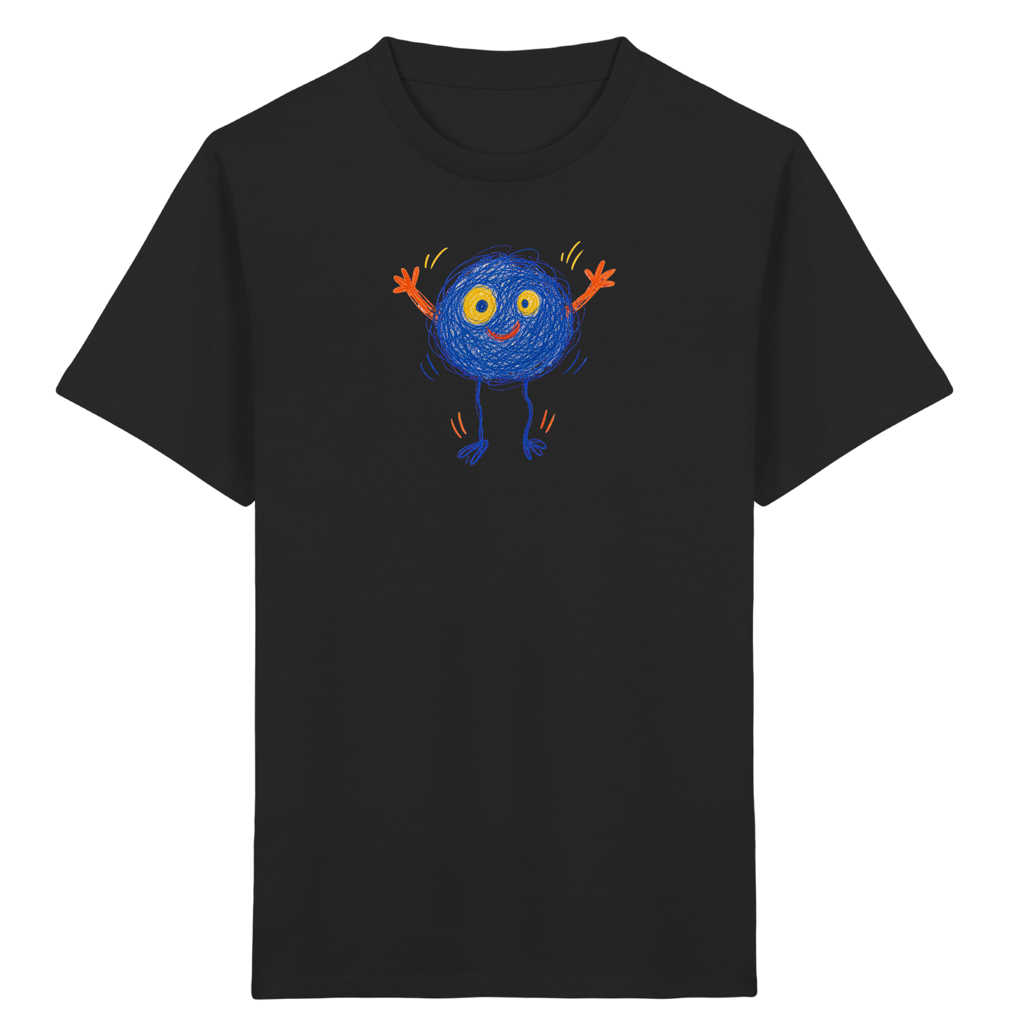 Hüpfkugel Kritzelmonster Kinder T-Shirt - Kinder Bio T-Shirt