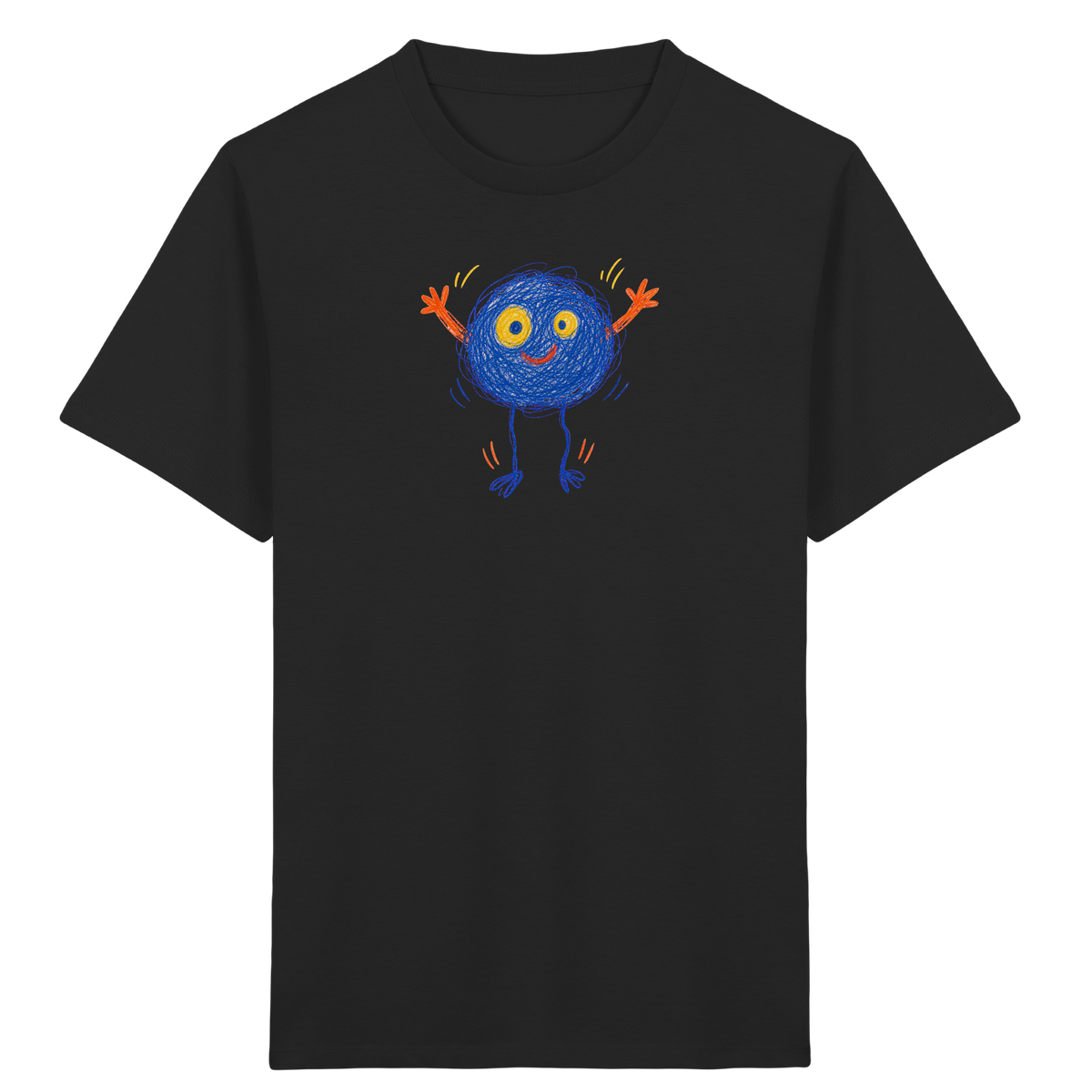 Hüpfkugel Kritzelmonster Kinder T-Shirt - Kinder Bio T-Shirt