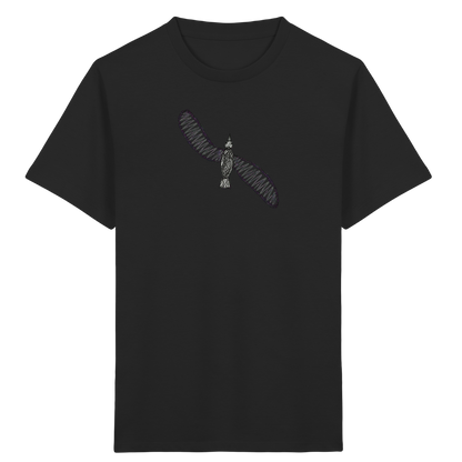 Möwe von oben Shirt - Kinder Bio T-Shirt Vorderseite