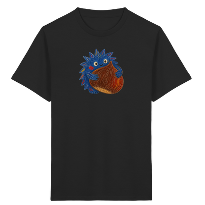 Kastanienknirps umarmt Kastanie - Kinder Bio T-Shirt