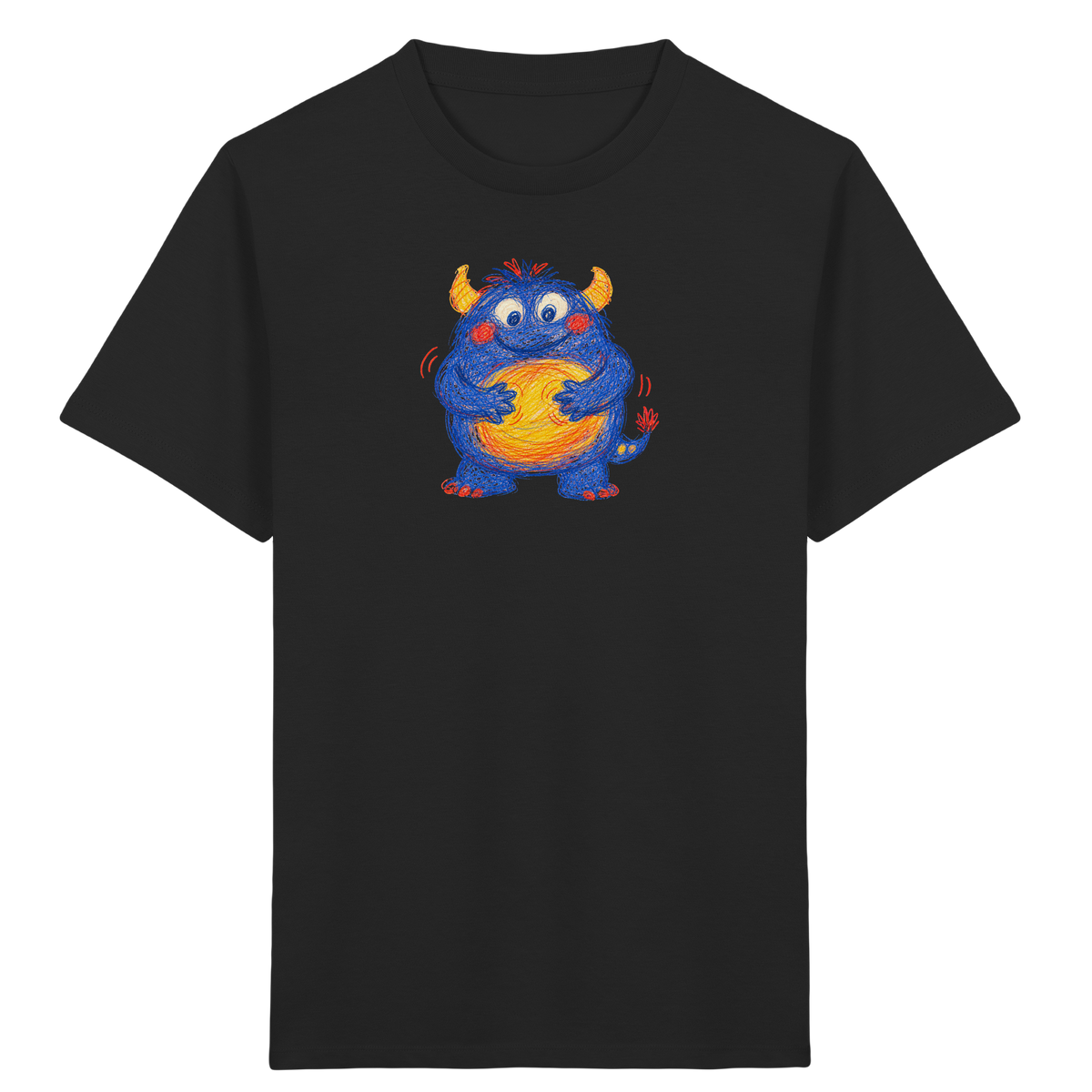 Bauchklopfer Monster Kinder Shirt - Kinder Bio T-Shirt