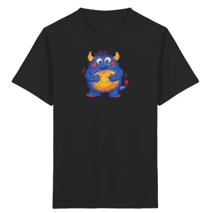 Bauchklopfer Monster Kinder Shirt - Kinder Bio T-Shirt
