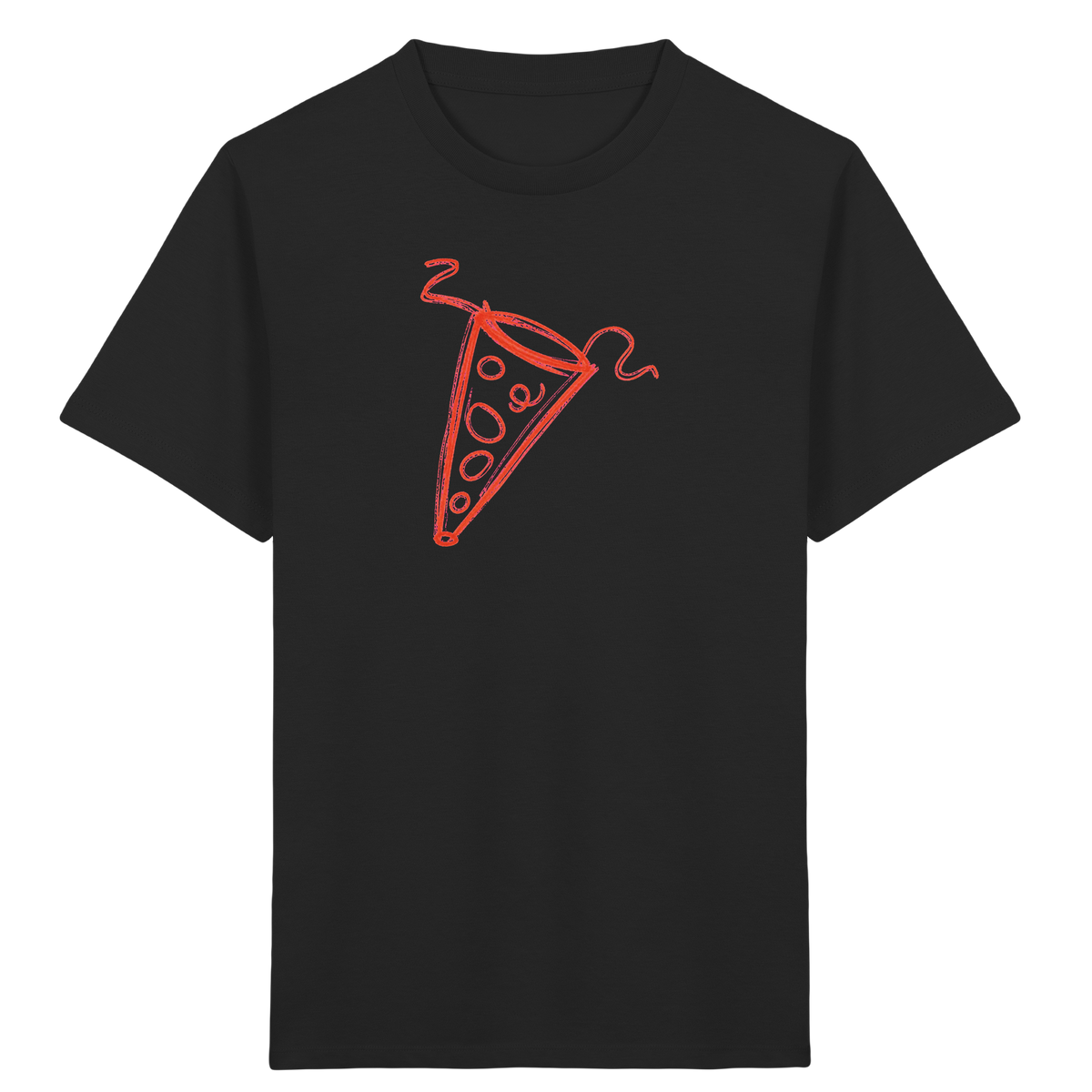 Orange Kringel Schultüte Shirt - Kinder Bio T-Shirt