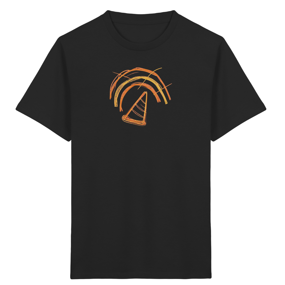 Wackelregenbogen mit Schultüte - Kinder Bio T-Shirt