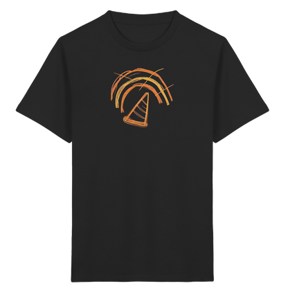 Wackelregenbogen mit Schultüte - Kinder Bio T-Shirt