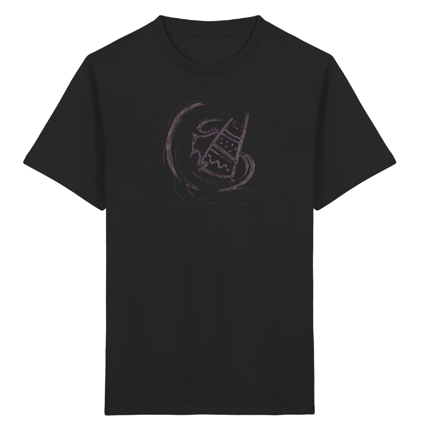 Otter mit grauer Schultüte - Kinder Bio T-Shirt