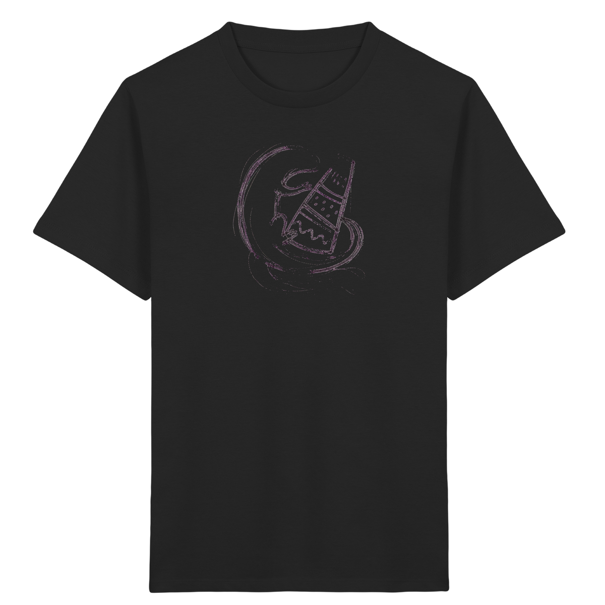Otter mit grauer Schultüte - Kinder Bio T-Shirt