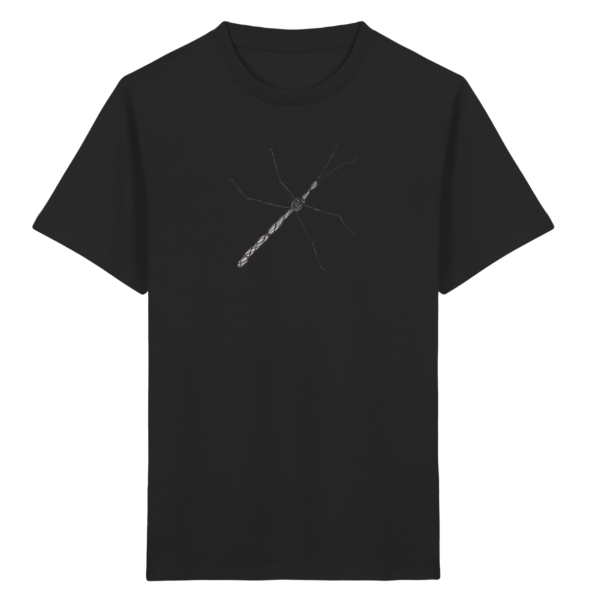 Stabheuschrecke von oben - Kinder Bio T-Shirt Vorderseite