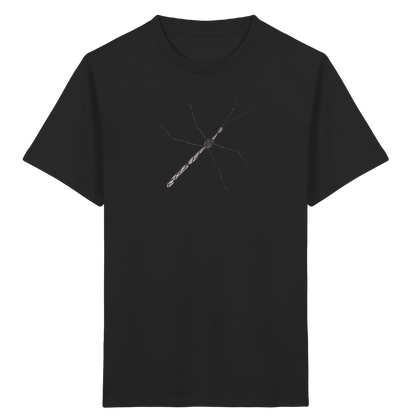 Stabheuschrecke von oben - Kinder Bio T-Shirt Vorderseite