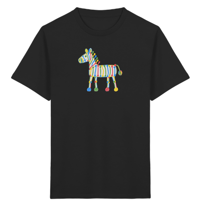 Farbpunkt Zebra für Kinder - Kinder Bio T-Shirt Vorderseite