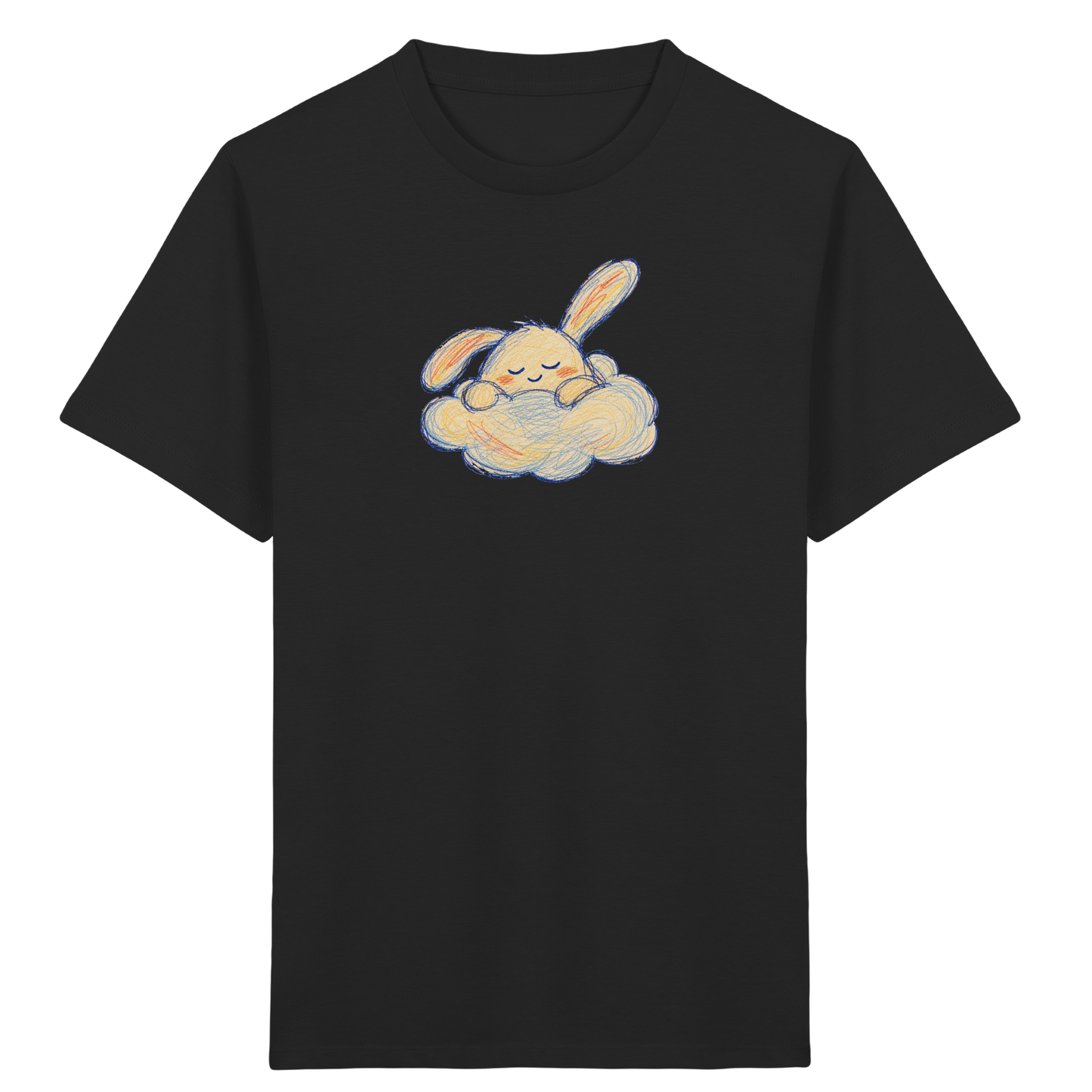 Schlafmonster im weichen Wolkenbett - Kinder Bio T-Shirt