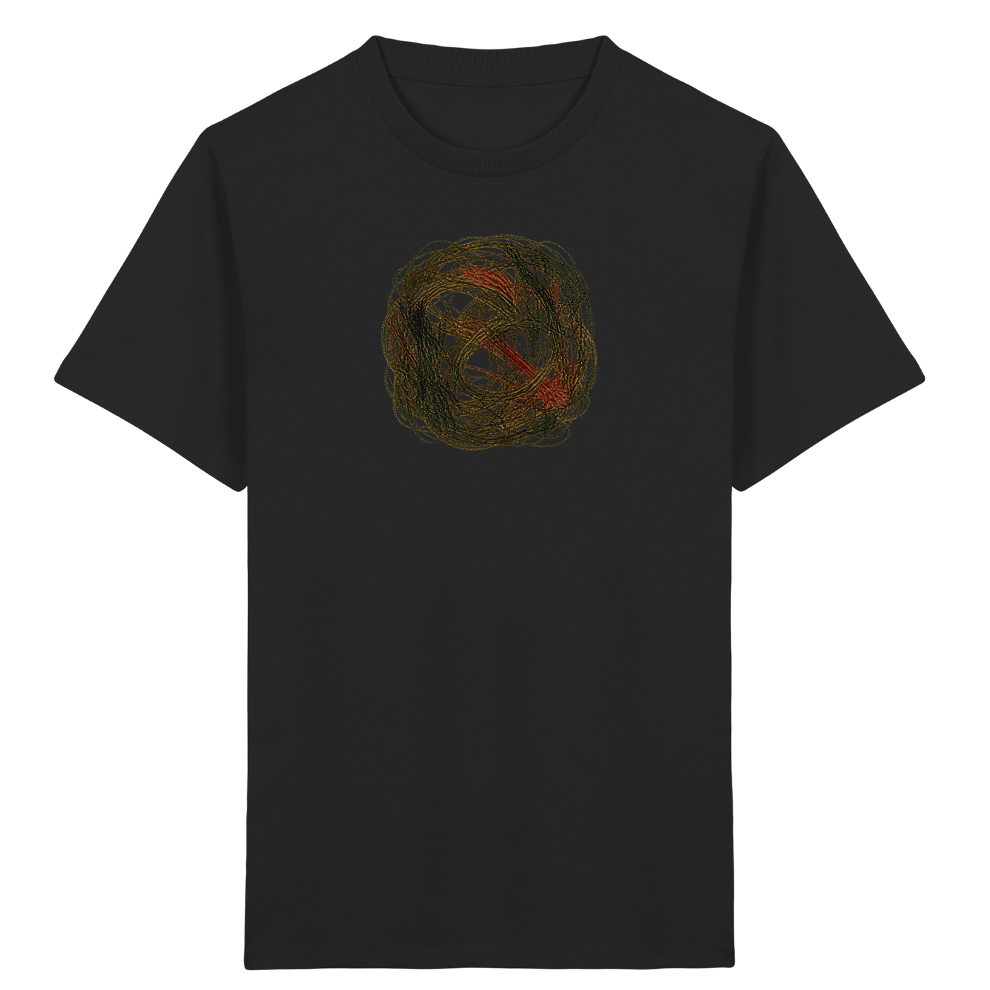 Wildes Kreide Knäuel Natur T-Shirt - Kinder Bio T-Shirt