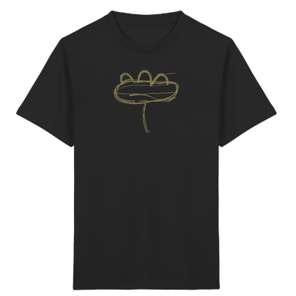 Moosgrüne Linieninsel Kinder T-Shirt - Kinder Bio T-Shirt