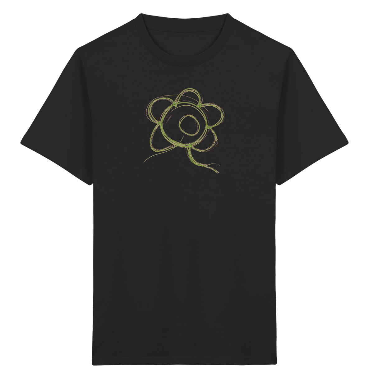 Grüner Kringelkopf für Kinder - Kinder Bio T-Shirt