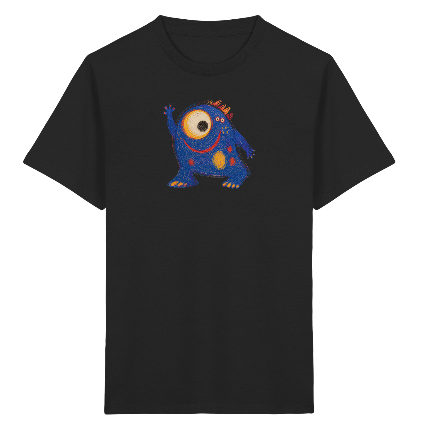 Kullerauge Kritzelmonster Kinder Shirt - Kinder Bio T-Shirt
