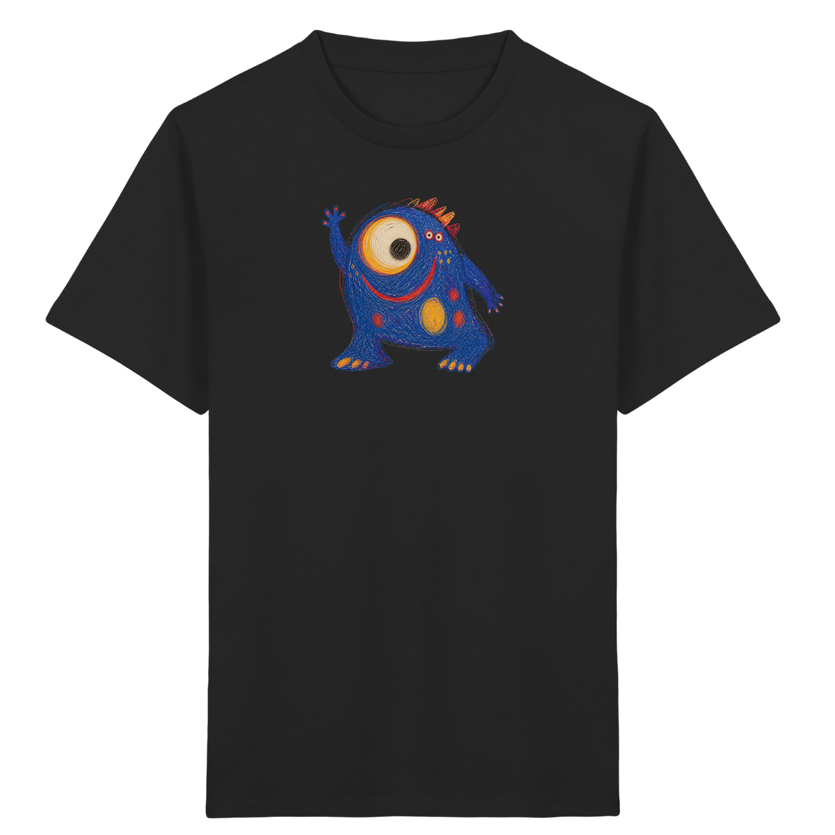 Kullerauge Kritzelmonster Kinder Shirt - Kinder Bio T-Shirt
