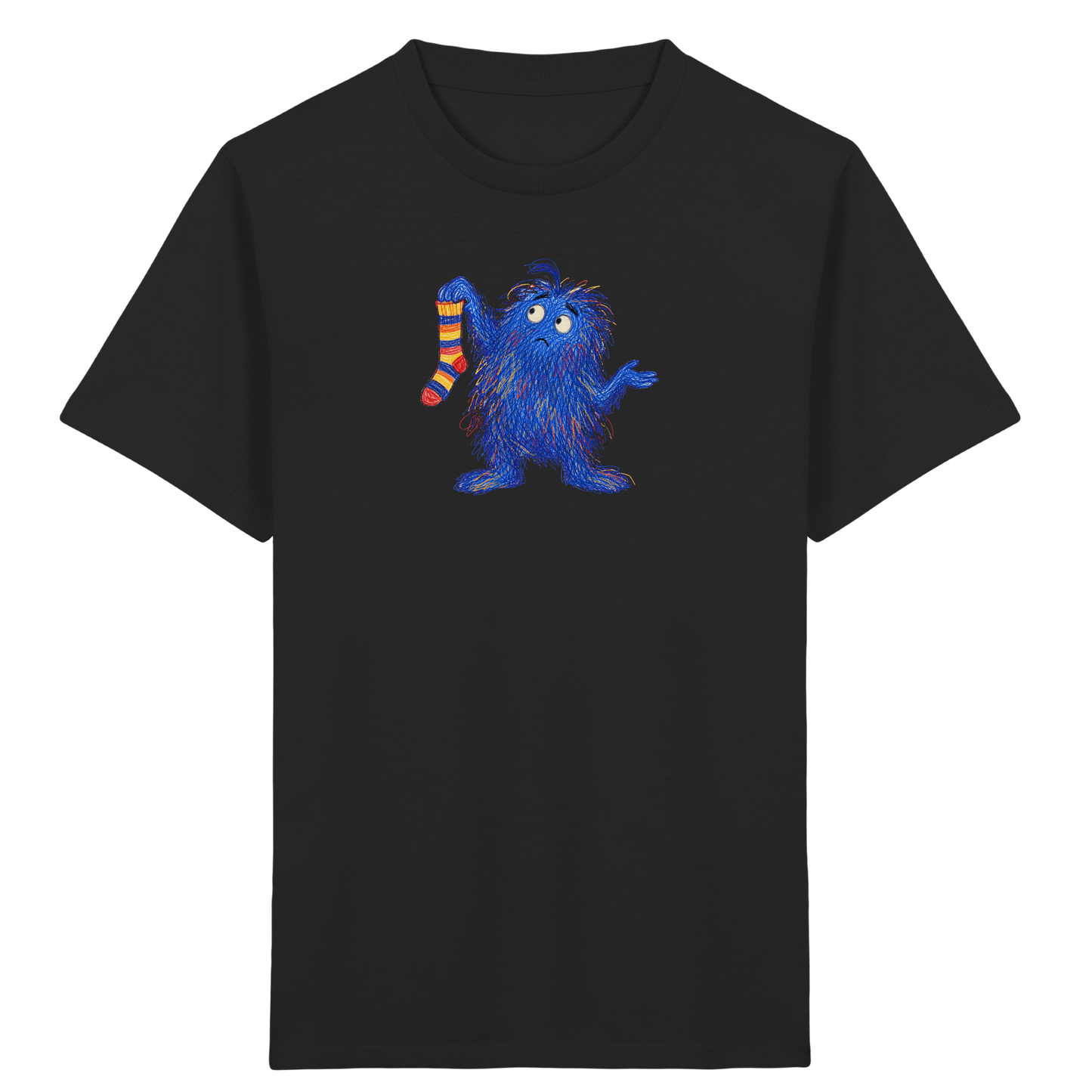 Sockensucher Monster Kinder T-Shirt - Kinder Bio T-Shirt