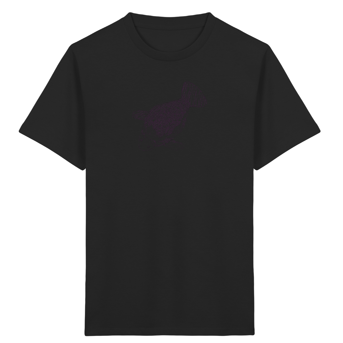 Seekuh von oben gezeichnet - Kinder Bio T-Shirt Vorderseite