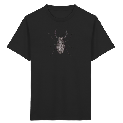 Hirschkäfer von oben - Kinder Bio T-Shirt Vorderseite