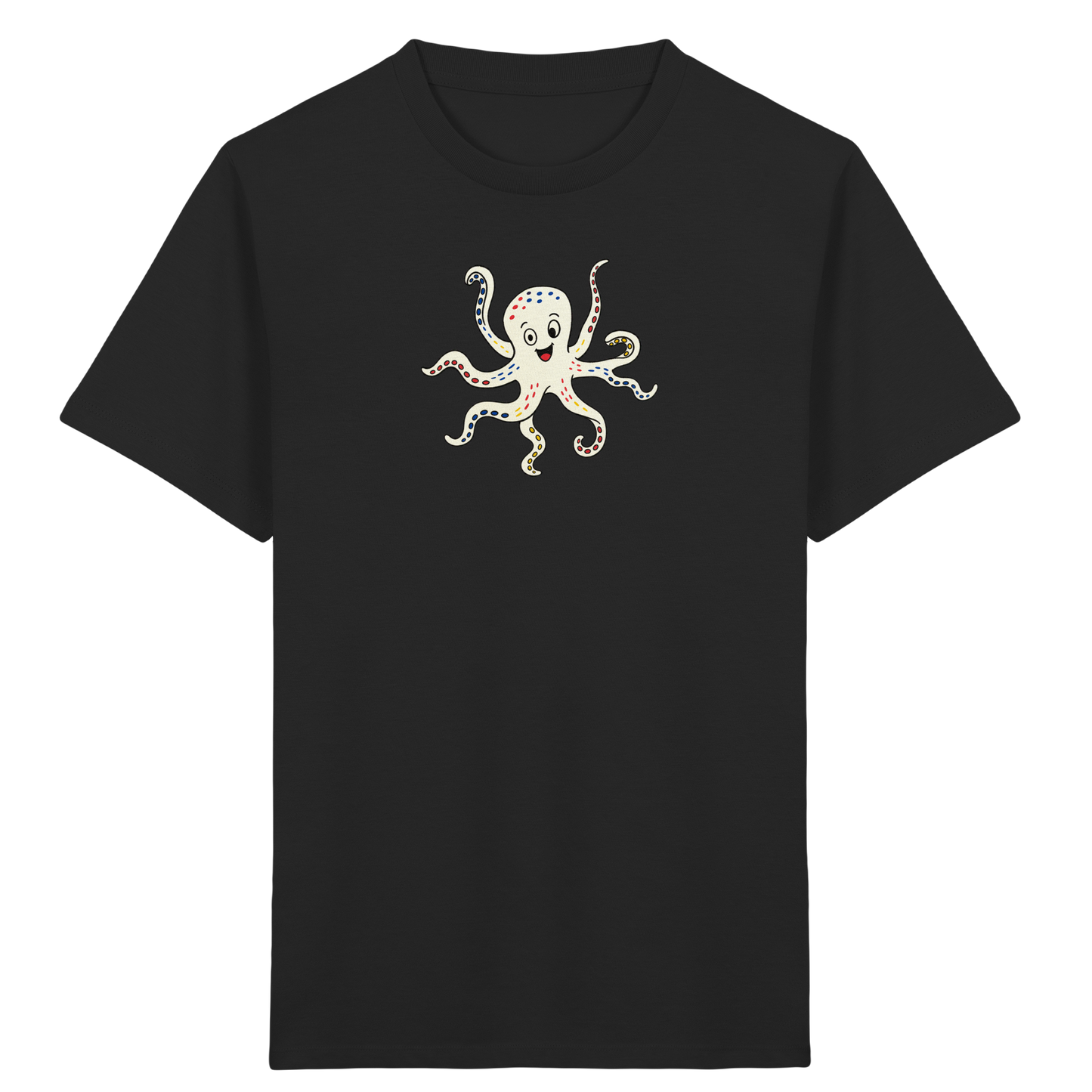 Fröhliches Kraken T-Shirt für Kinder - Kinder Bio T-Shirt