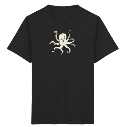 Fröhliches Kraken T-Shirt für Kinder - Kinder Bio T-Shirt