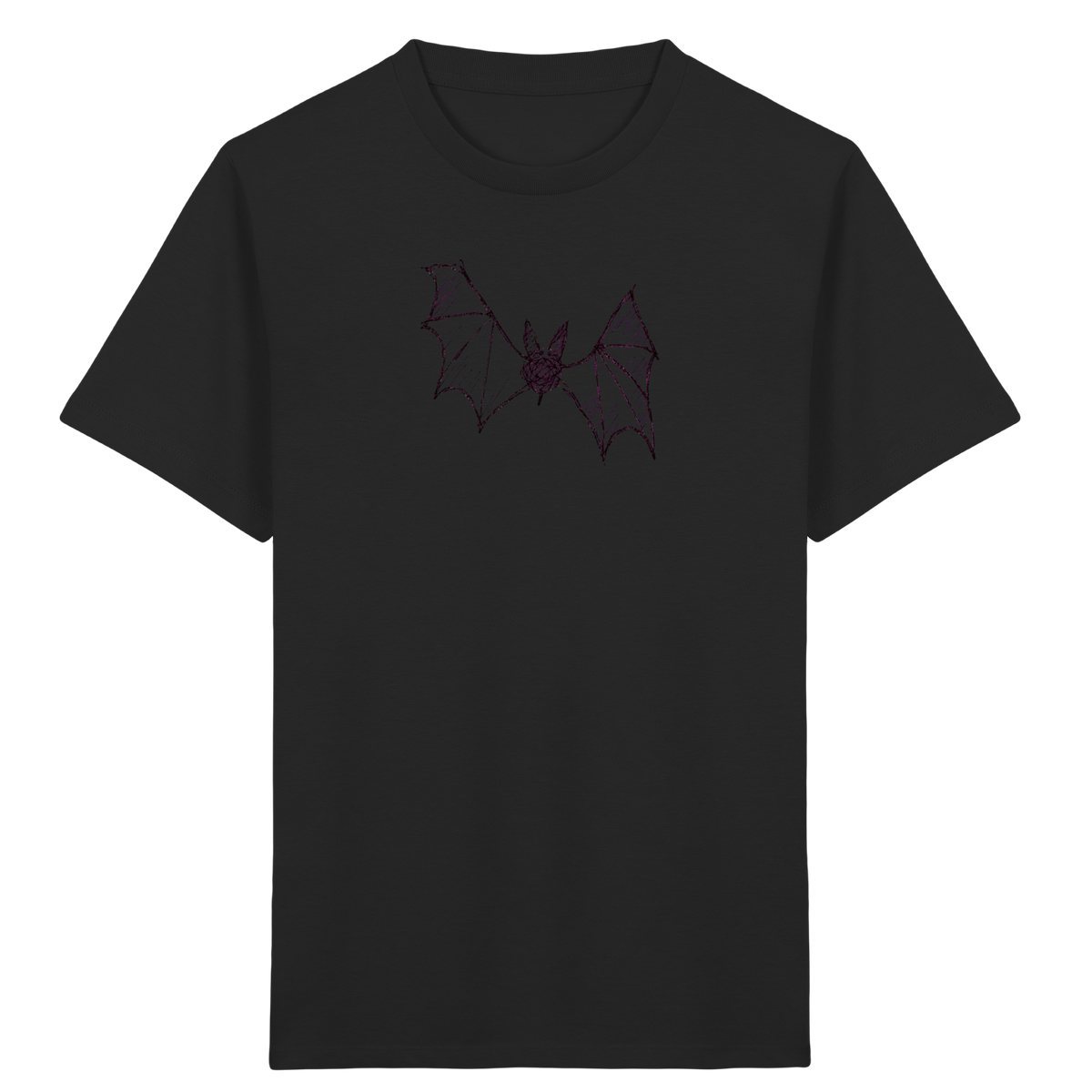 Fledermaus von oben - Kinder Bio T-Shirt Vorderseite