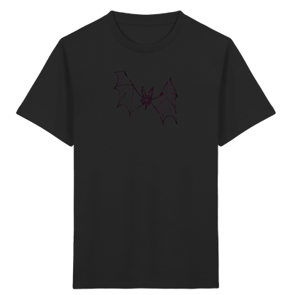Fledermaus von oben - Kinder Bio T-Shirt Vorderseite