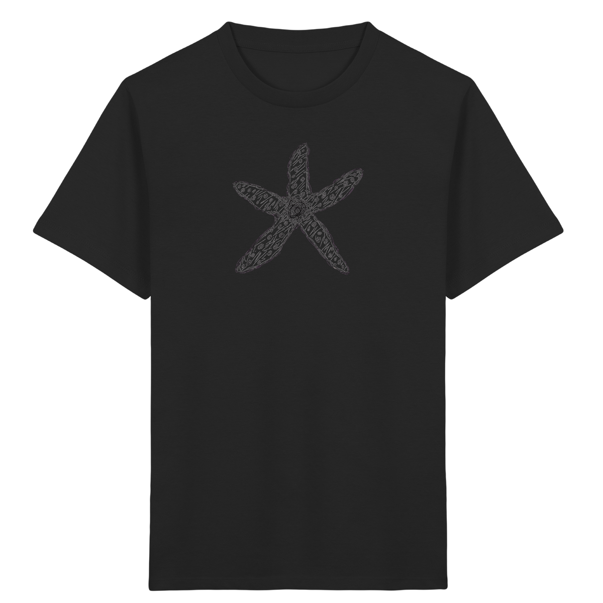 Seestern von oben Kinder T-Shirt - Kinder Bio T-Shirt Vorderseite
