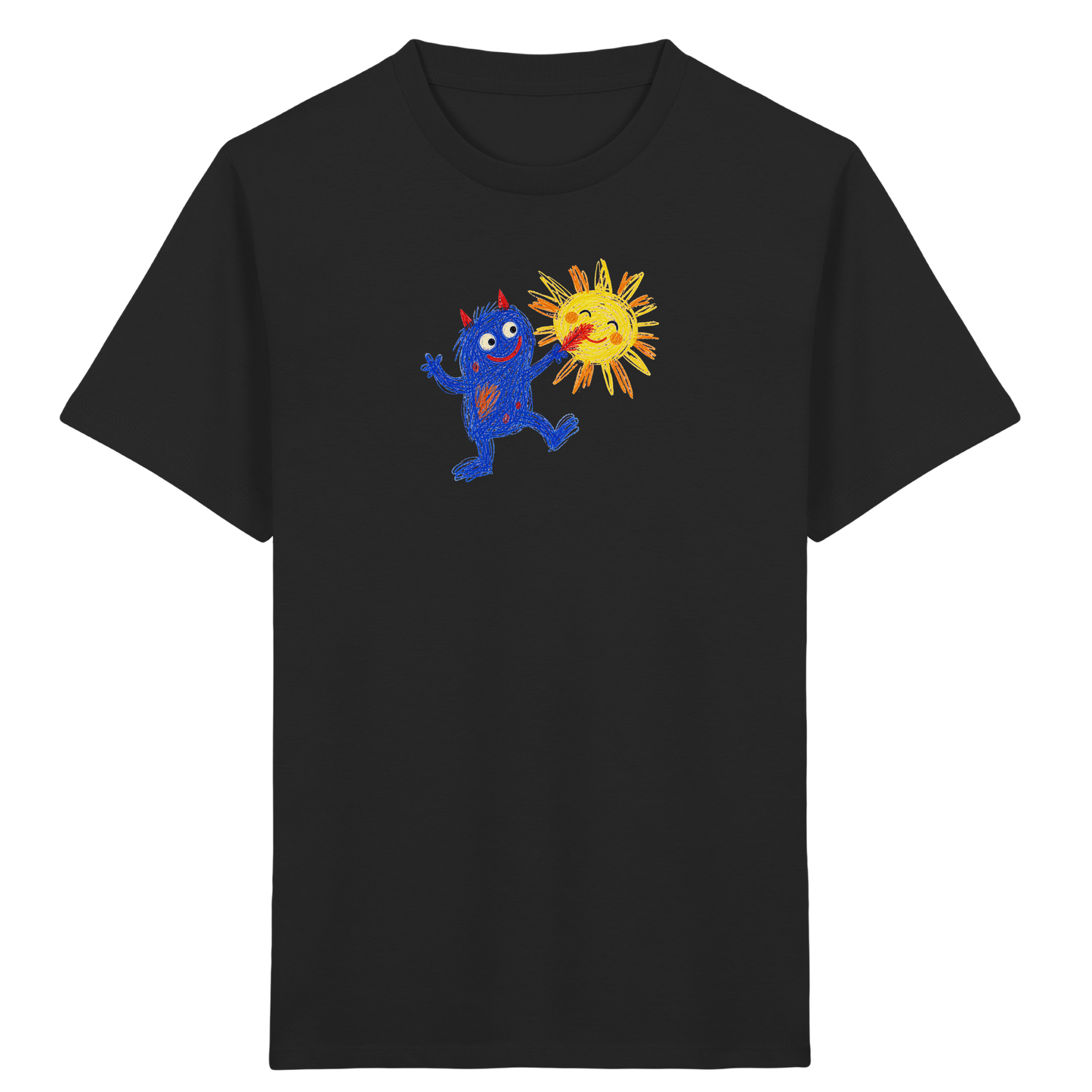 Sonnenkitzler Monster Kinder Shirt - Kinder Bio T-Shirt