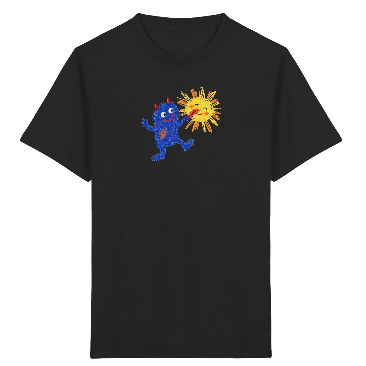 Sonnenkitzler Monster Kinder Shirt - Kinder Bio T-Shirt