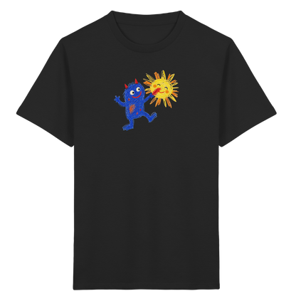 Sonnenkitzler Monster Kinder Shirt - Kinder Bio T-Shirt
