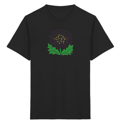 Kritzel Löwenzahn Kinder Shirt - Kinder Bio T-Shirt Vorderseite