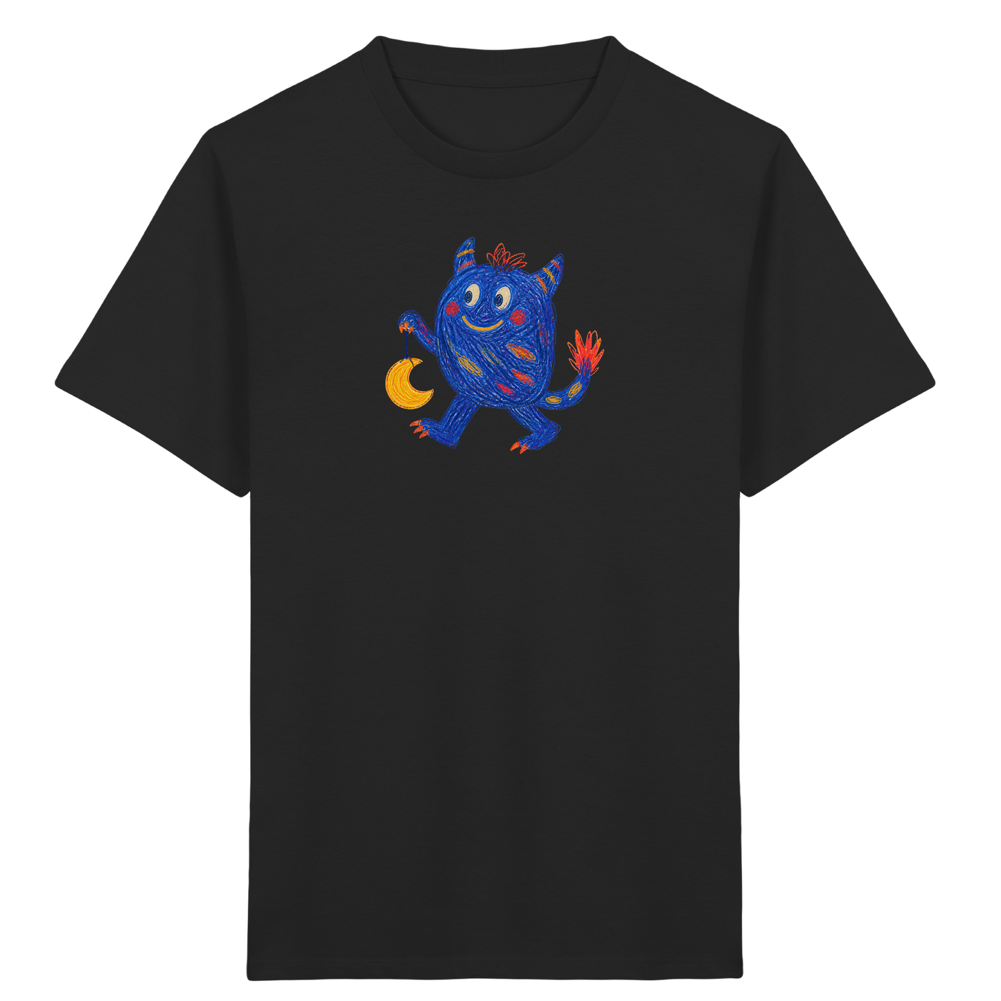 Mondlaterne Monster Kinder T-Shirt - Kinder Bio T-Shirt
