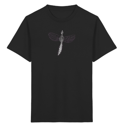 Fasan von oben gezeichnet - Kinder Bio T-Shirt Vorderseite