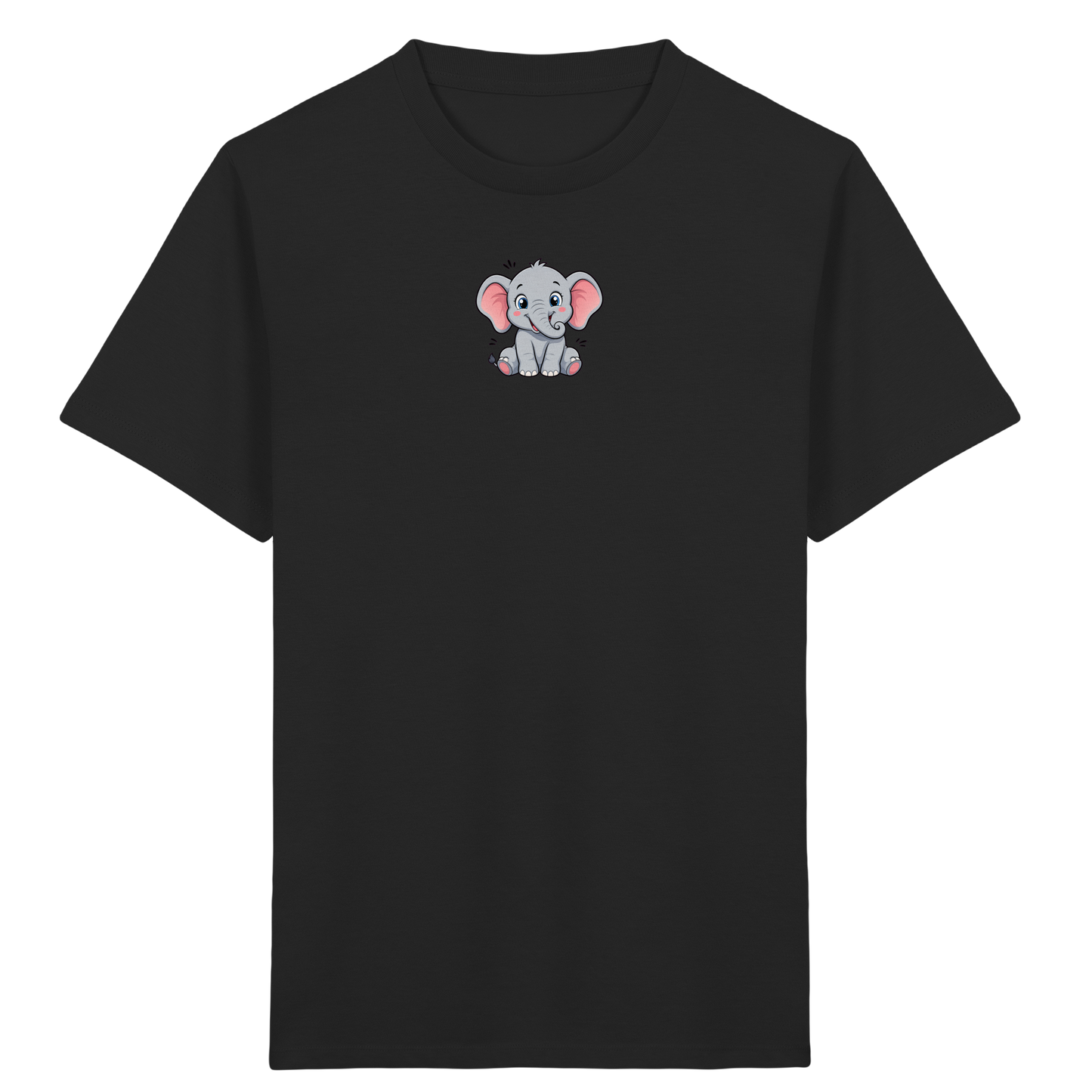 Niedlicher Elefant: Fröhliches Kinder-T-Shirt - Kinder Bio T-Shirt