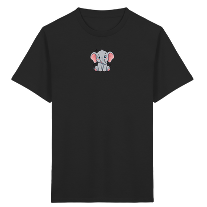 Niedlicher Elefant: Fröhliches Kinder-T-Shirt - Kinder Bio T-Shirt