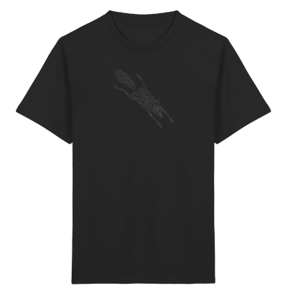 Wolf von oben - Kinder Bio T-Shirt Vorderseite