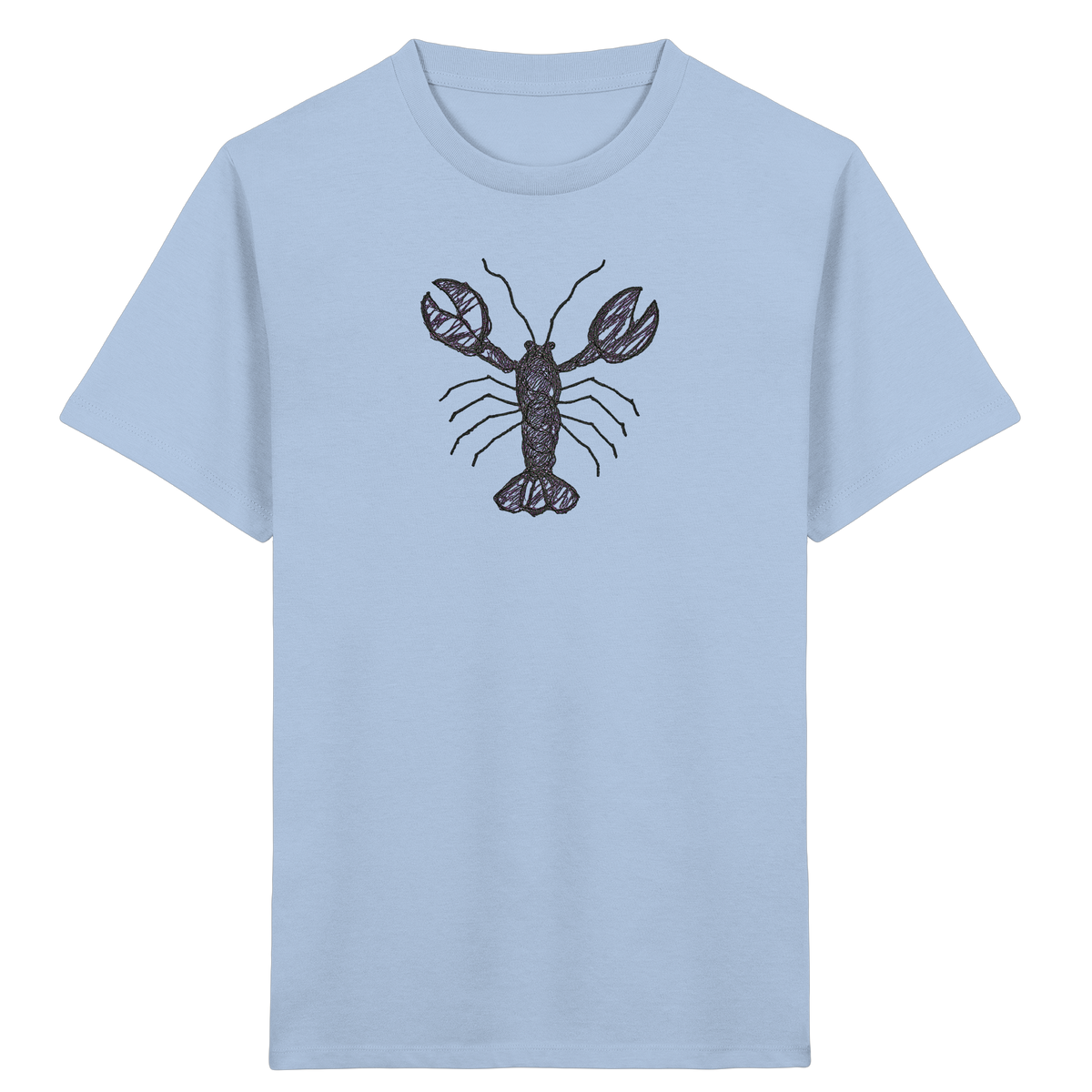 Hummer von oben gezeichnet - Kinder Bio T-Shirt