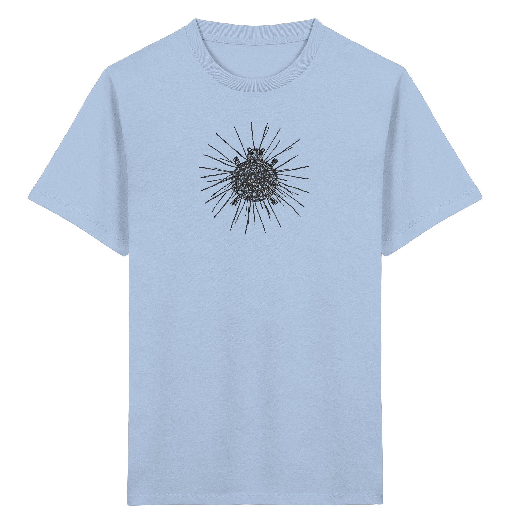 Stachelschwein von oben – Kinder T-Shirt