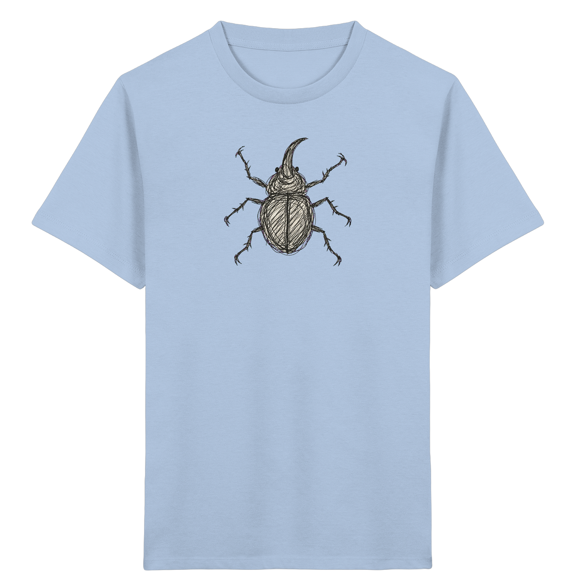 Nashornkäfer von oben - Kinder Bio T-Shirt