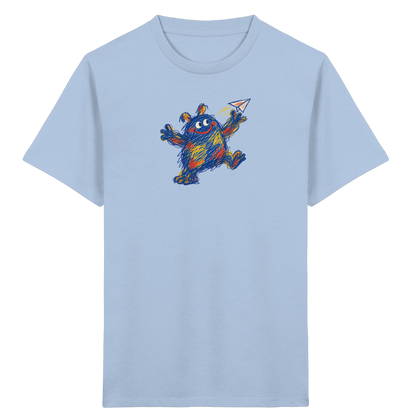 Papierfliegerwerfer Kritzelmonster Kinder Shirt - Kinder Bio T-Shirt