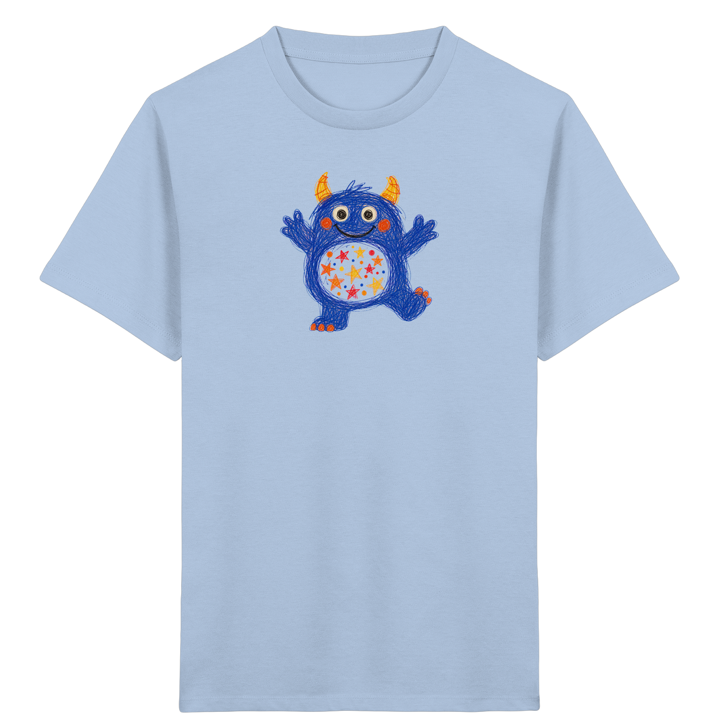 Funkelbauch Kritzelmonster Shirt - Kinder Bio T-Shirt