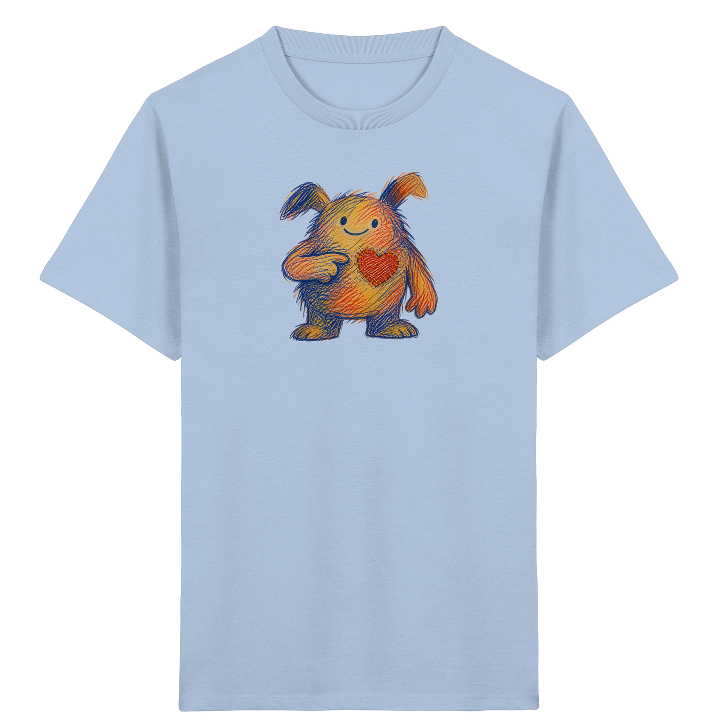 Flickenfreund Monster Kinder Shirt - Kinder Bio T-Shirt