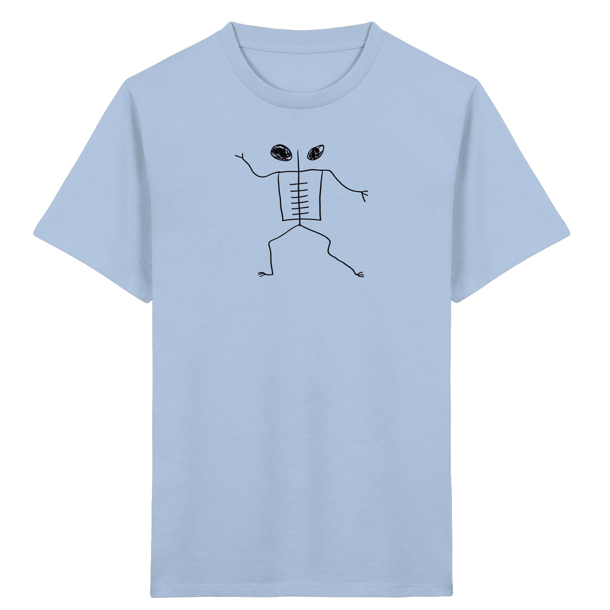 Kastenbauch Wesen mit Rippen Kinder Shirt - Kinder Bio T-Shirt