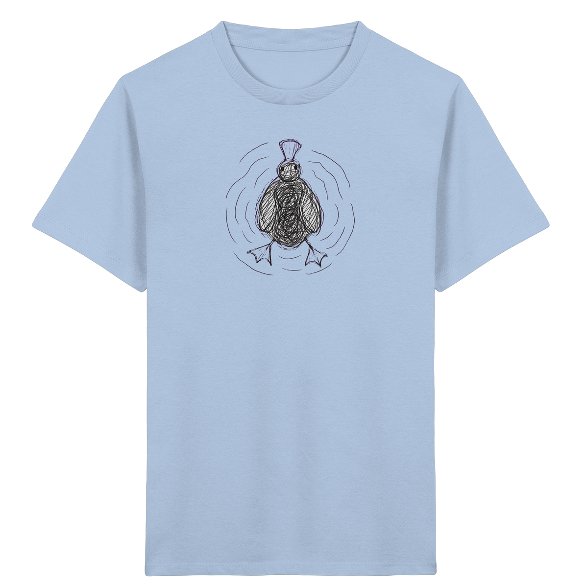 Ente von oben - Kinder Bio T-Shirt